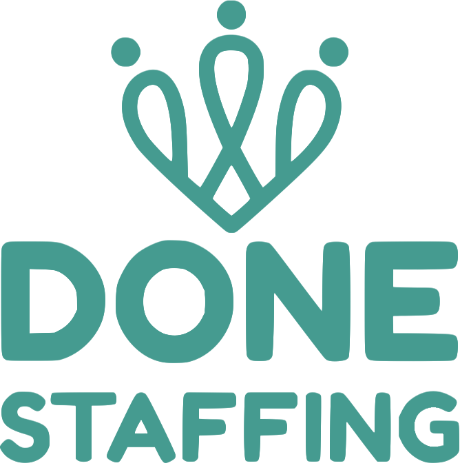 done staffing logo